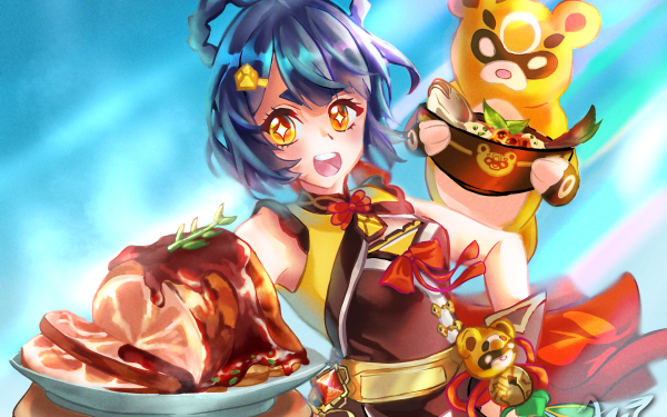 10+ Guoba (Genshin Impact) HD Wallpapers | Background Images