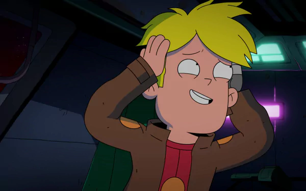 smile blonde Gary Goodspeed TV Show Final Space HD Desktop Wallpaper | Background Image