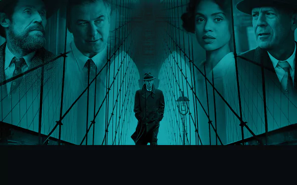 Willem Dafoe Bruce Willis Alec Baldwin Edward Norton movie Motherless Brooklyn HD Desktop Wallpaper | Background Image