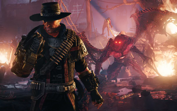 video game Evil West HD Desktop Wallpaper | Background Image