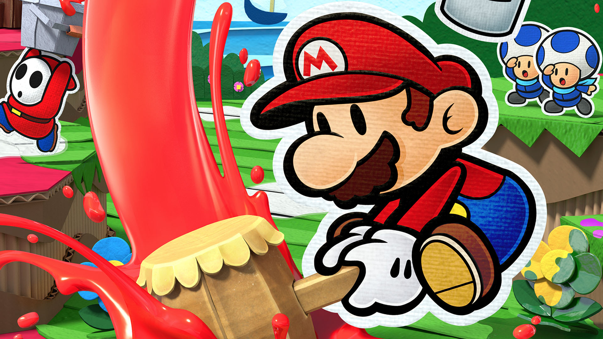 Paper Mario Color Splash HD Wallpaper