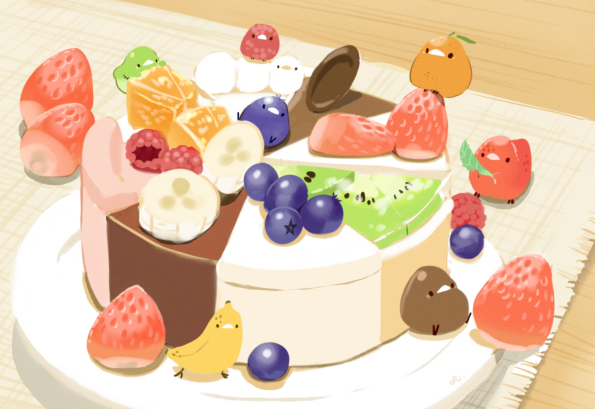 Anime Food HD Wallpaper by チャイ