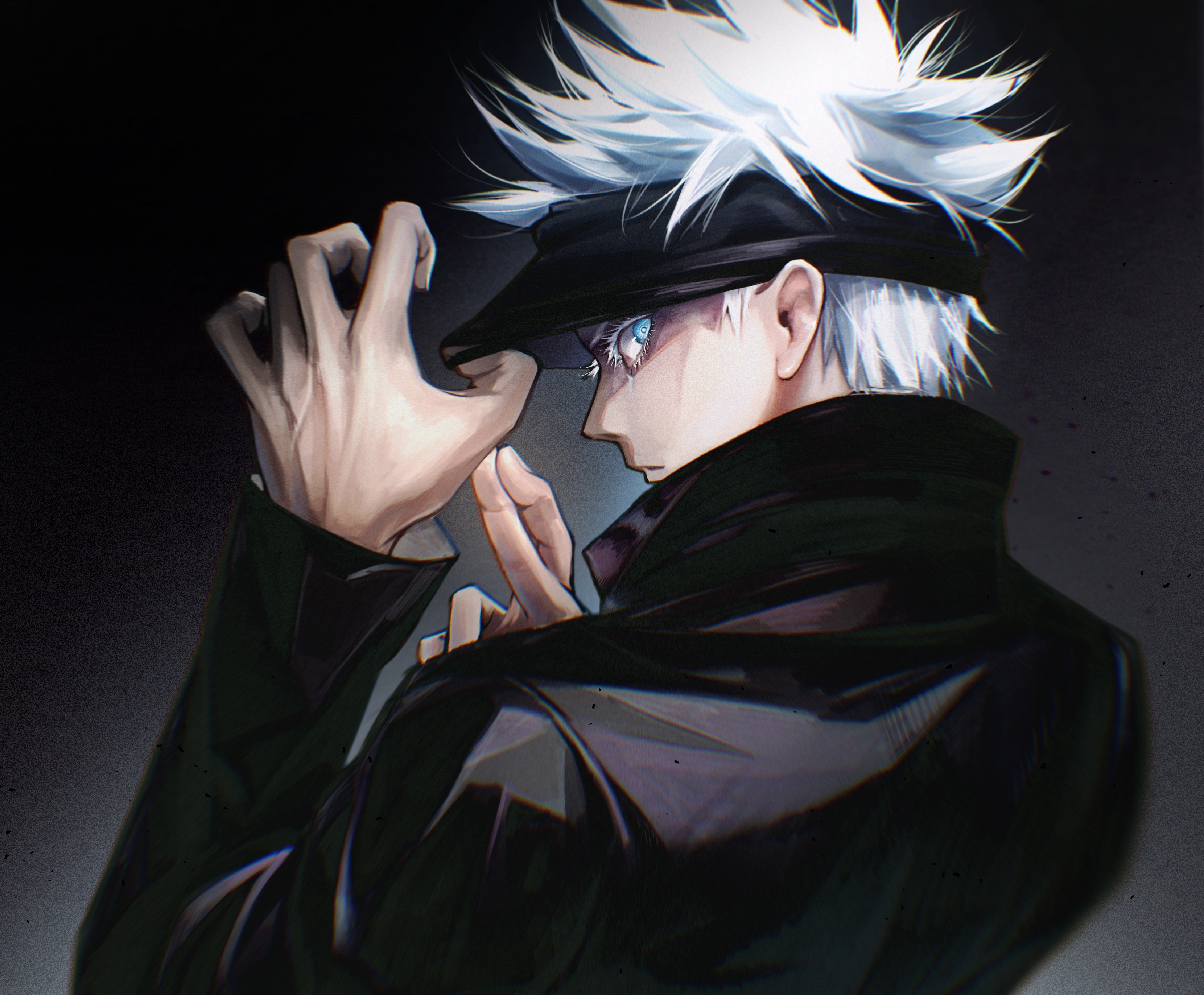 Satoru Gojo White Hair Jujutsu Kaisen HD Wallpaper By 