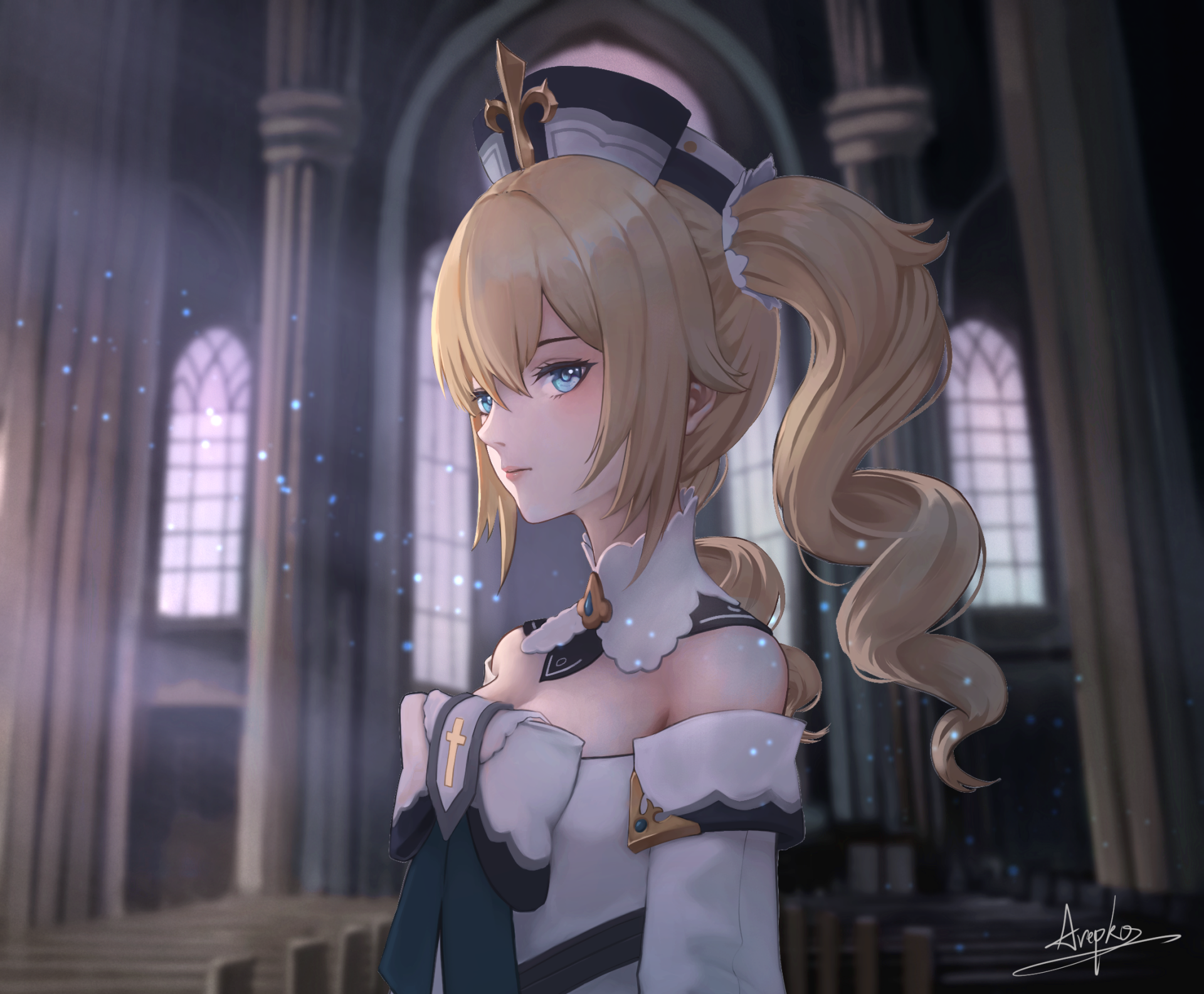 Download Barbara (Genshin Impact) Video Game Genshin Impact HD Wallpaper by Arepko