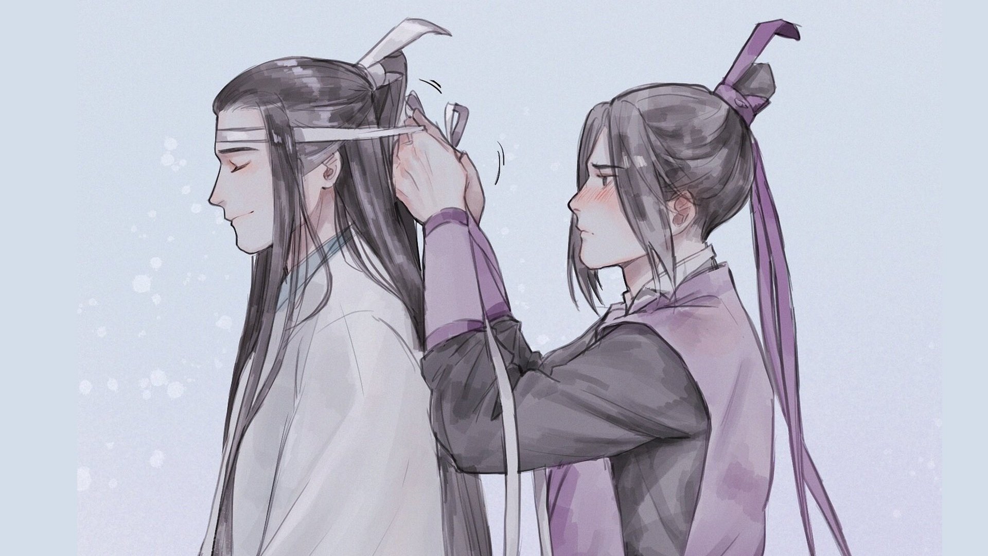 Download Jiang Cheng Lan Xichen Anime Mo Dao Zu Shi HD Wallpaper
