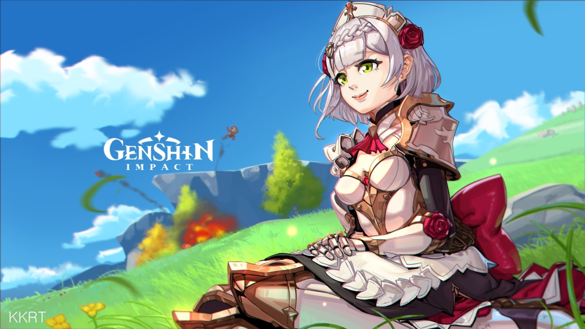 noelle genshin impact live wallpaper noelle genshin impact live wallpaper