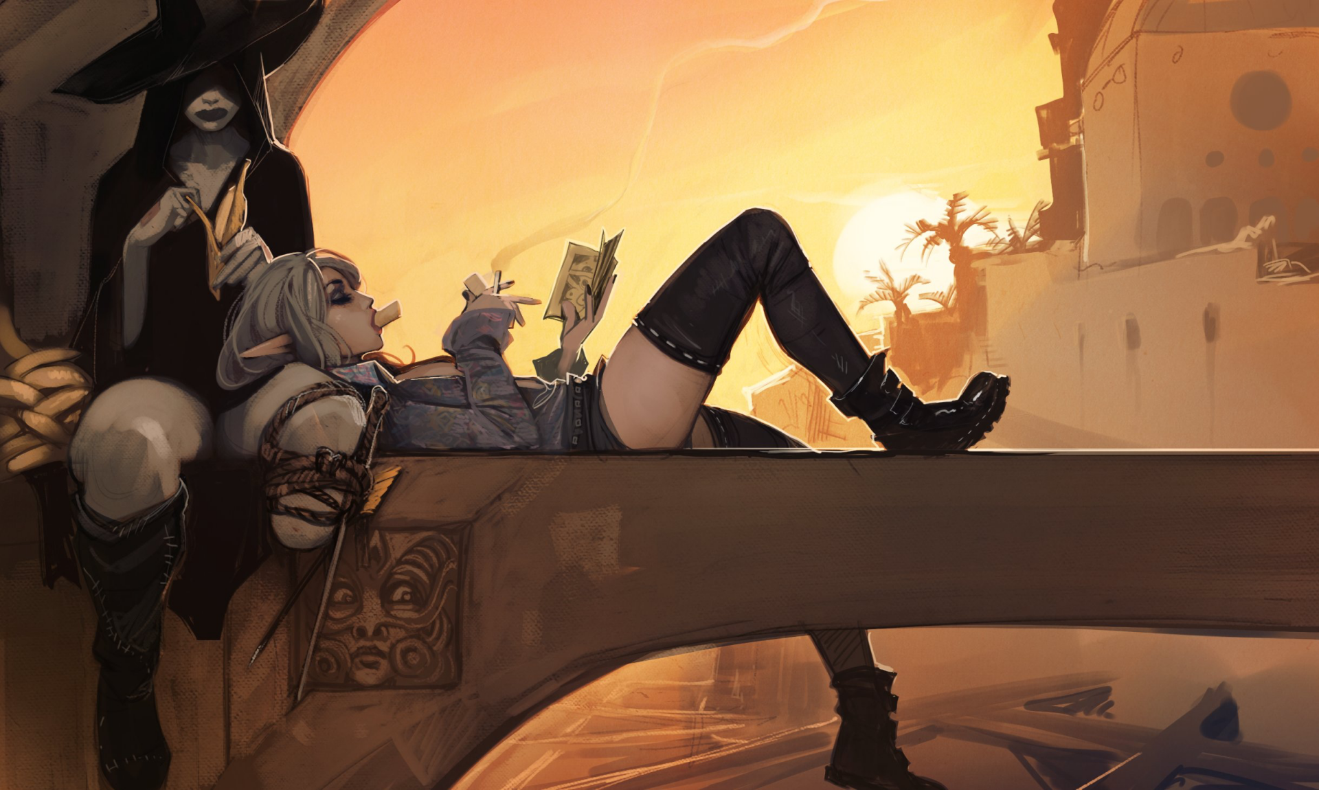 Fantasy Women Warrior HD Wallpaper by Alexis Flower.