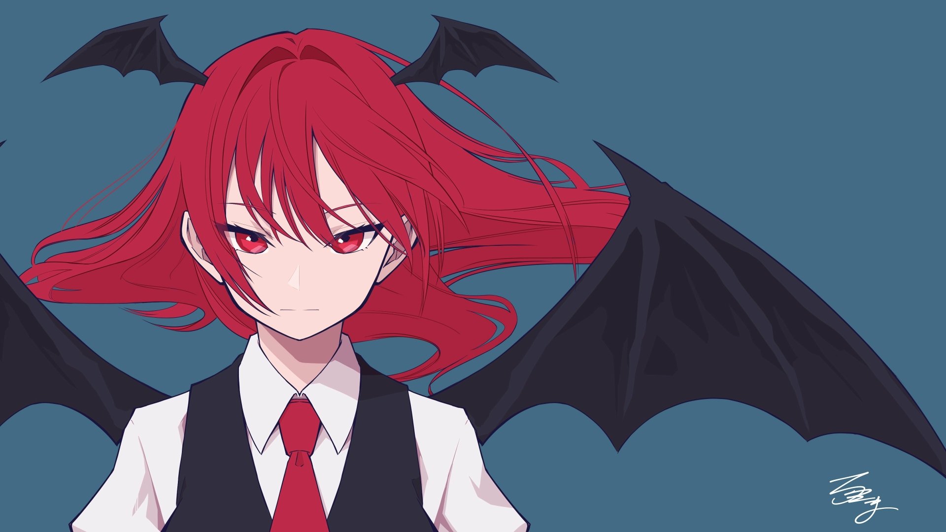 Download Koakuma (Touhou) Anime Touhou 4k Ultra HD Wallpaper