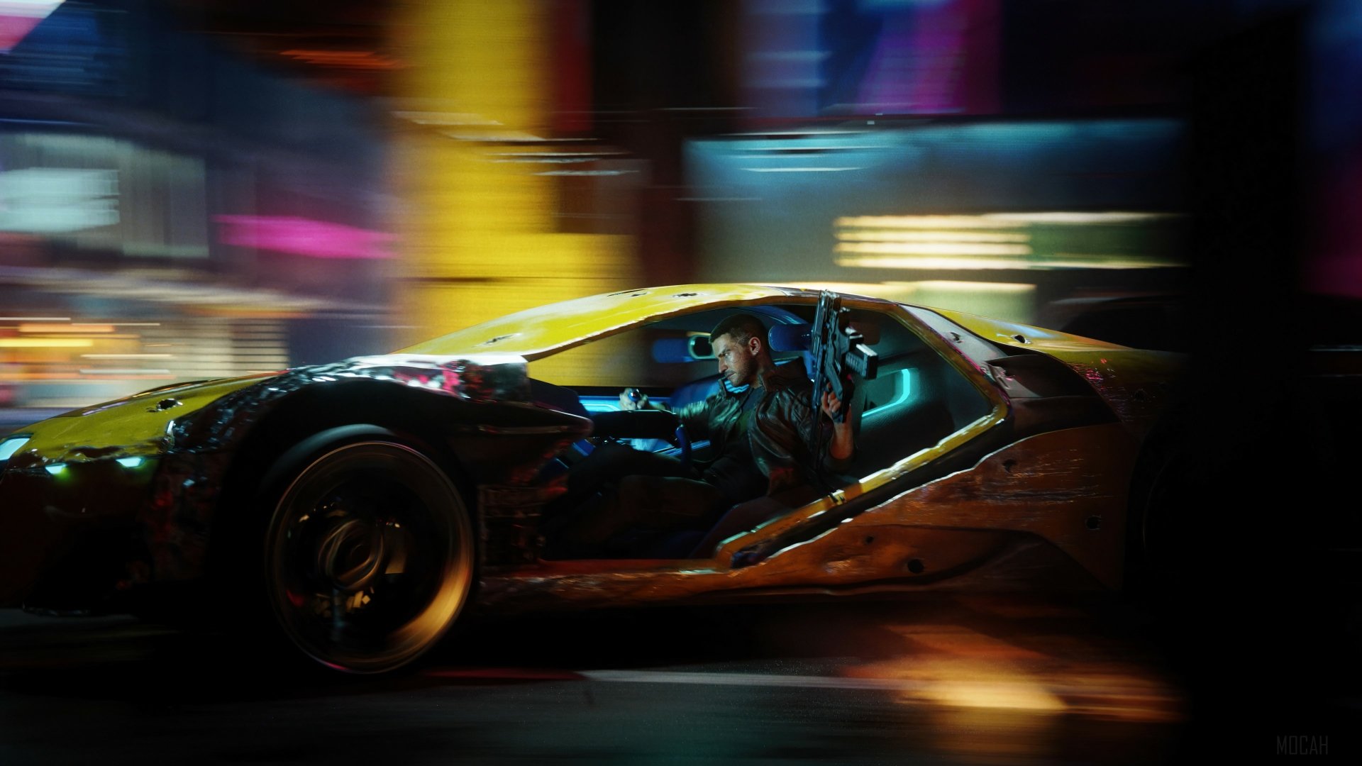 Cyberpunk 2077: Ultra HD 4K Futuristic Racer Wallpaper | 3840x2160 ...