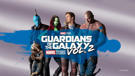 Yondu Udonta Rocket Raccoon Gamora Star Lord Baby Groot Drax The Destroyer Guardians of the Galaxy movie Guardians of the Galaxy Vol. 2 HD Desktop Wallpaper | Background Image