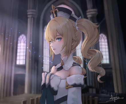 Barbara (Genshin Impact) video game Genshin Impact HD Desktop Wallpaper | Background Image