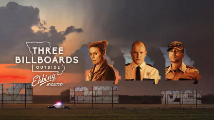 Woody Harrelson Sam Rockwell Frances McDormand movie Three Billboards Outside Ebbing, Missouri HD Desktop Wallpaper | Background Image