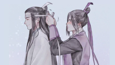 Jiang Cheng Lan Xichen Anime Mo Dao Zu Shi HD Desktop Wallpaper | Background Image