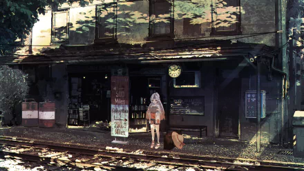 Snowsant (Arknights) train station video game Arknights HD Desktop Wallpaper | Background Image