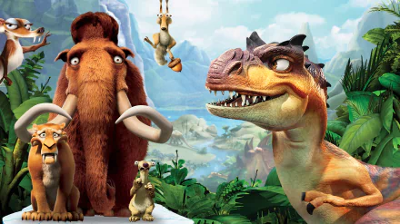 movie Ice Age: Dawn of the Dinosaurs HD Desktop Wallpaper | Background Image
