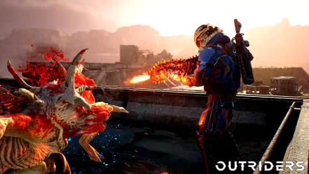 Outriders video game HD Desktop Wallpaper | Background Image