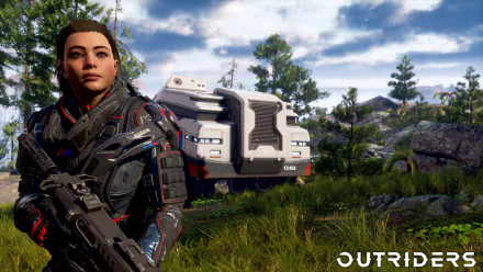 Outriders video game HD Desktop Wallpaper | Background Image