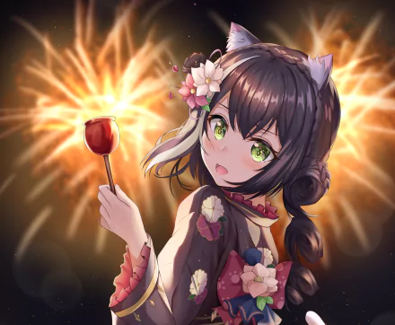 Karyl Momochi Anime Princess connect! Re:Dive HD Desktop Wallpaper | Background Image