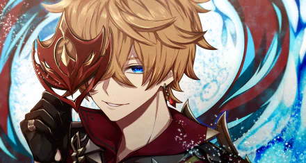 Tartaglia Childe (Genshin Impact) video game Genshin Impact HD Desktop Wallpaper | Background Image