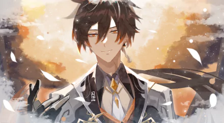 Zhongli (Genshin Impact) video game Genshin Impact HD Desktop Wallpaper | Background Image