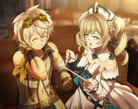 Bennett (Genshin Impact) Barbara (Genshin Impact) video game Genshin Impact HD Desktop Wallpaper | Background Image