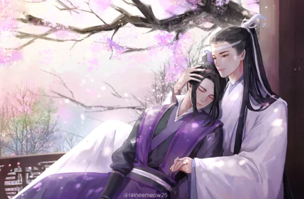 Jiang Cheng Lan Xichen Anime Mo Dao Zu Shi HD Desktop Wallpaper | Background Image