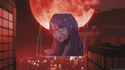 Rize Kamishiro Anime Tokyo Ghoul picture-in-picture HD Desktop Wallpaper | Background Image