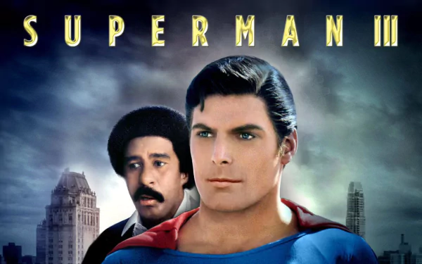 Richard Pryor Christopher Reeves Clark Kent Superman movie Superman III HD Desktop Wallpaper | Background Image