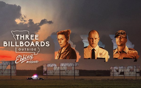 Movie Three Billboards Outside Ebbing, Missouri Frances McDormand Sam Rockwell Woody Harrelson HD Wallpaper | Background Image