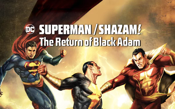 movie Superman/Shazam! The Return of Black Adam HD Desktop Wallpaper | Background Image