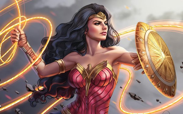Comics Wonder Woman DC Comics Lasso of Truth Diana Prince HD Wallpaper | Background Image
