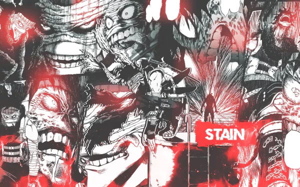 Stain (Boku No Hero Academia) Anime My Hero Academia HD Desktop Wallpaper | Background Image