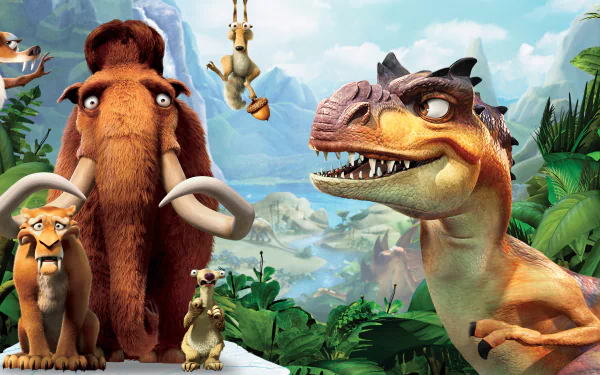 movie Ice Age: Dawn of the Dinosaurs HD Desktop Wallpaper | Background Image