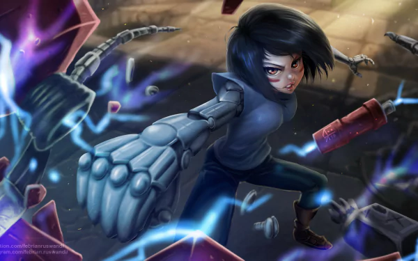 cyborg Alita (Alita: Battle Angel) movie Alita: Battle Angel HD Desktop Wallpaper | Background Image