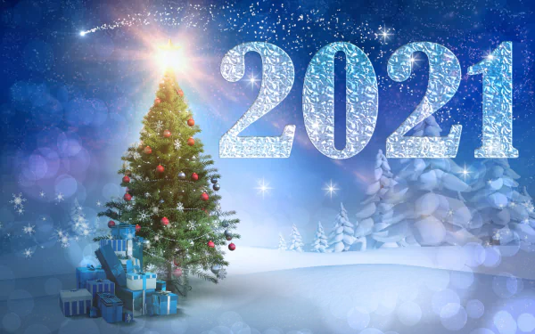 holiday New Year 2021 HD Desktop Wallpaper | Background Image
