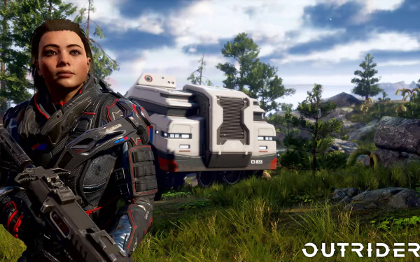 Outriders video game HD Desktop Wallpaper | Background Image