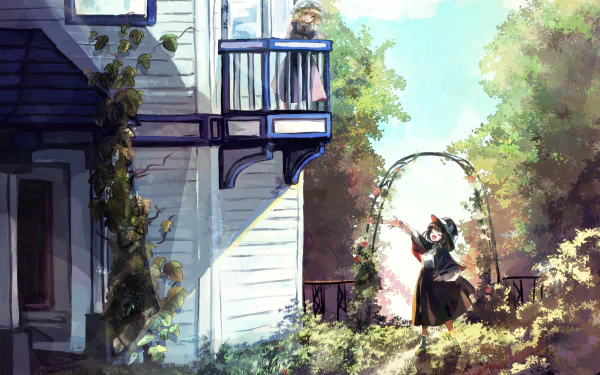 Renko Usami Maribel Hearn Anime Touhou HD Desktop Wallpaper | Background Image