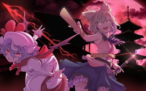 Anime Touhou Toyosatomimi no Miko Remilia Scarlet HD Wallpaper | Background Image
