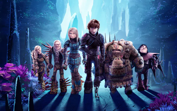 Tuffnut (How to Train Your Dragon) Snotlout (How to Train Your Dragon) Ruffnut (How to Train Your Dragon) Fishlegs (How to Train Your Dragon) Astrid (How to Train Your Dragon) Hiccup (How to Train Your Dragon) movie How to Train Your Dragon: The Hidden World HD Desktop Wallpaper | Background Image