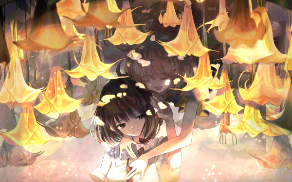 Renko Usami Maribel Hearn Anime Touhou HD Desktop Wallpaper | Background Image