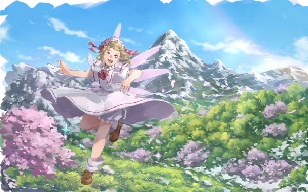 Lily White Anime Touhou HD Desktop Wallpaper | Background Image