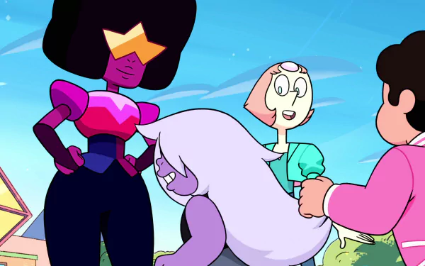 Pearl (Steven Universe) Amethyst (Steven Universe) Garnet (Steven Universe) Steven (Steven Universe) movie Steven Universe: The Movie HD Desktop Wallpaper | Background Image