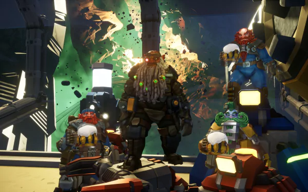 video game Deep Rock Galactic HD Desktop Wallpaper | Background Image