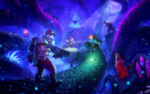 video game Deep Rock Galactic HD Desktop Wallpaper | Background Image