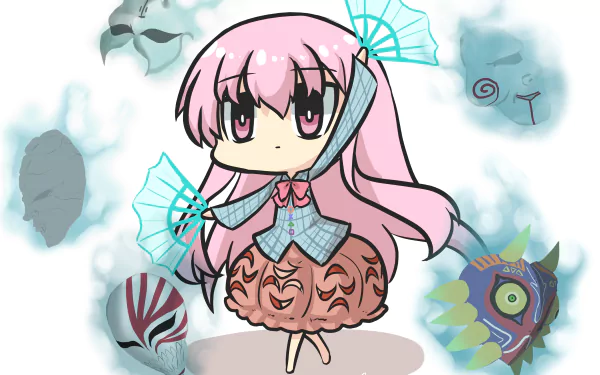 Hata no Kokoro Anime Touhou HD Desktop Wallpaper | Background Image