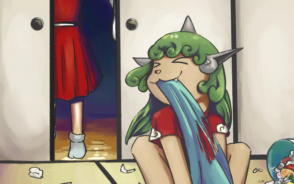 Aunn Komano Reimu Hakurei Anime Touhou HD Desktop Wallpaper | Background Image