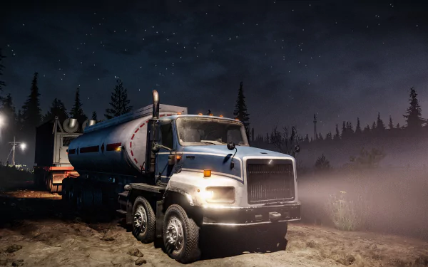 video game SnowRunner HD Desktop Wallpaper | Background Image