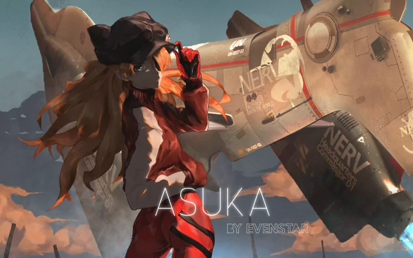 Asuka Langley Sohryu Anime Neon Genesis Evangelion HD Desktop Wallpaper | Background Image