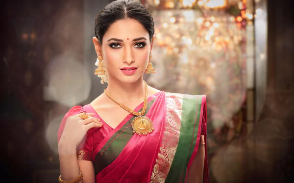 Celebrity Tamannaah Bhatia HD Desktop Wallpaper | Background Image