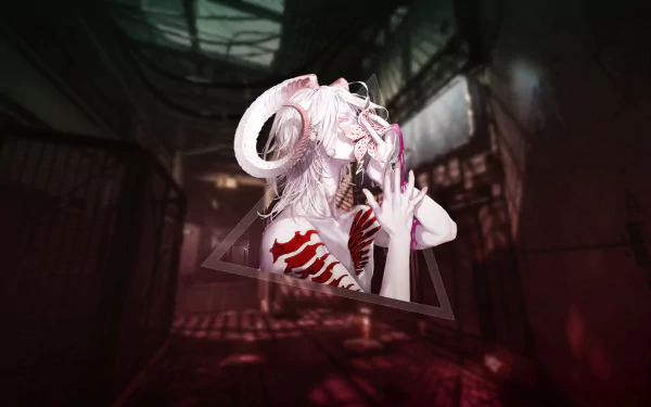 4K Ultra HD PC desktop wallpaper featuring Allen Walker from the anime D.Gray-man in a picture-in-picture style with dark, atmospheric background.